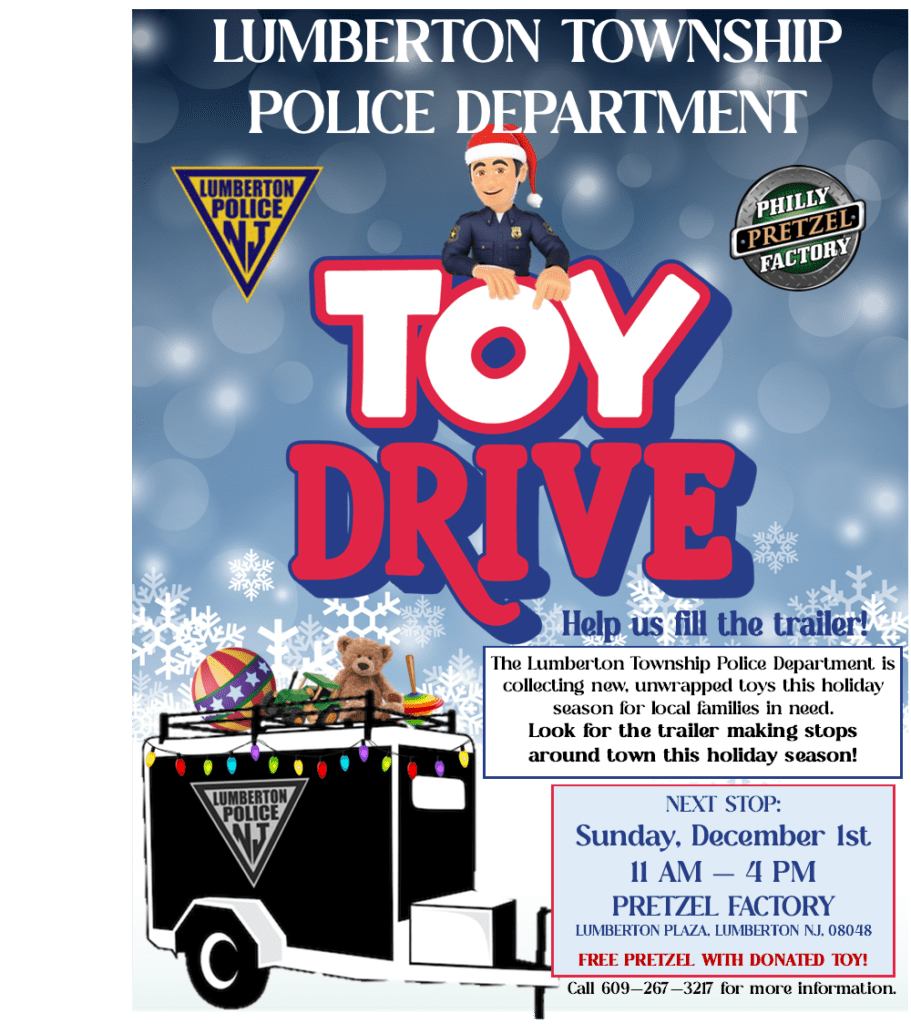 Lumberton Township Police Department Toy Drive – Lumberton Township